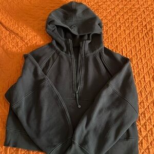 Lululemon Scuba oversized Hoodie Half Zip size M/L -Black